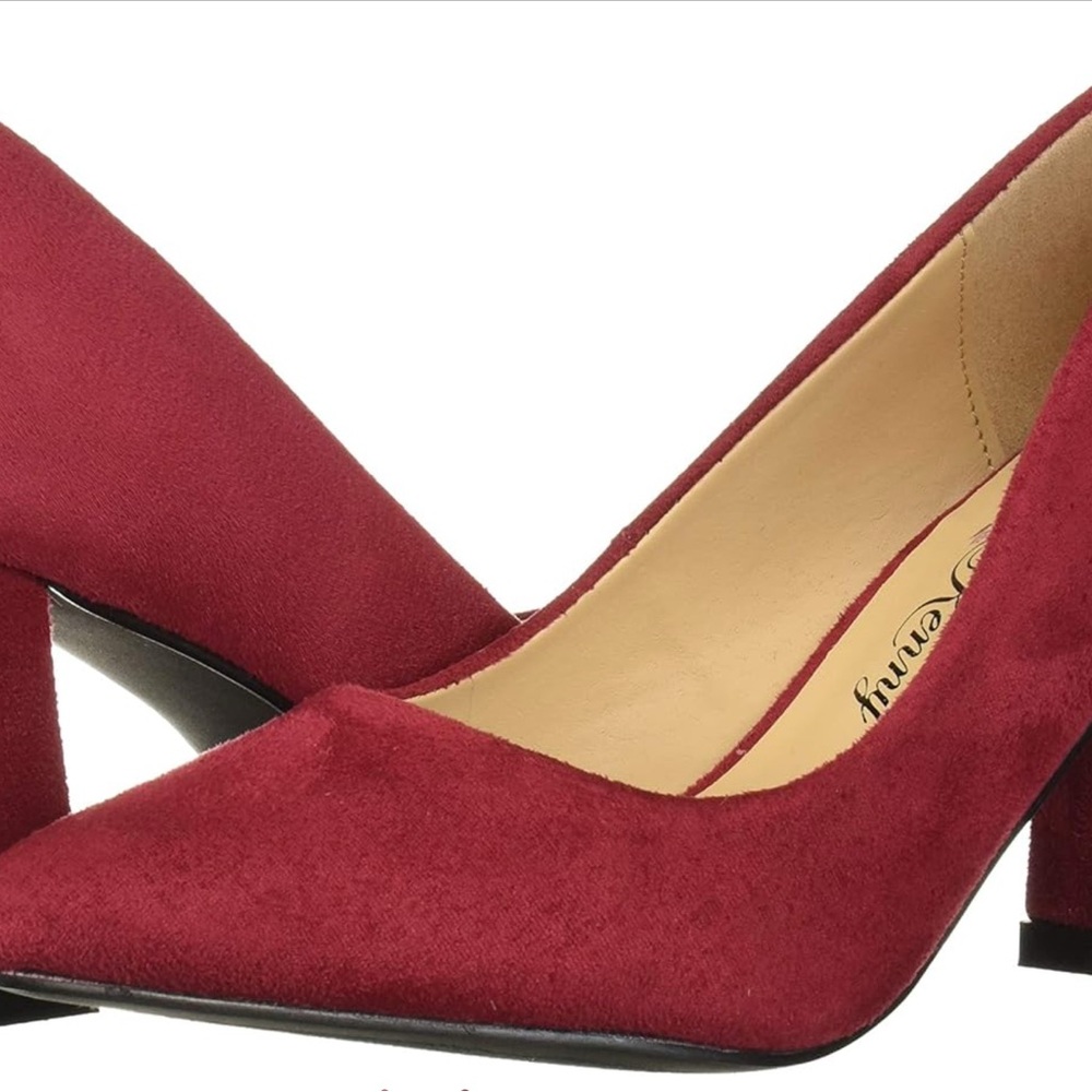 💎 Penny Loves Kenny “Venus” Pumps – Wine Microsuede 💎